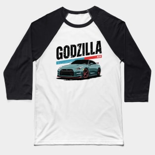 Godzilla Nissan GTR R35 JDM Vintage Car Baseball T-Shirt